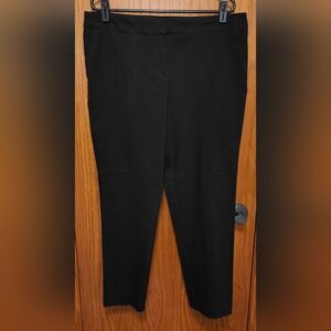 Women's Counterparts Black Straight Leg Trousers Pants, 14 Petite